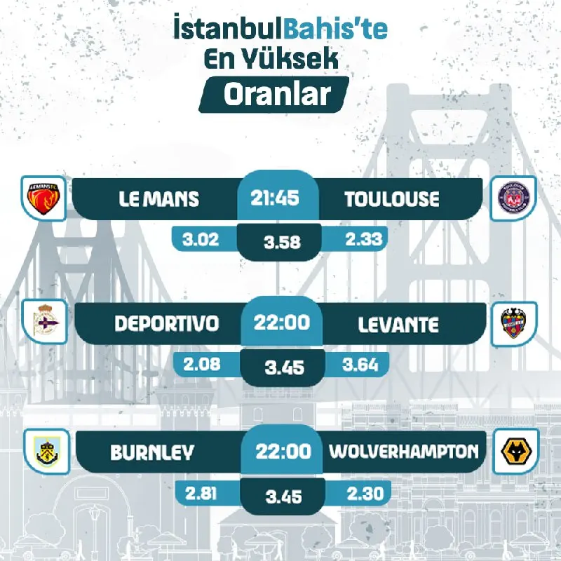 İstanbul Bahis Telegram: ⬆️ #İstanbulBahis 'te Günün En Heyecanlı Maçları ⬇️ 🕒 21:45 - Le Mans ⚔️…