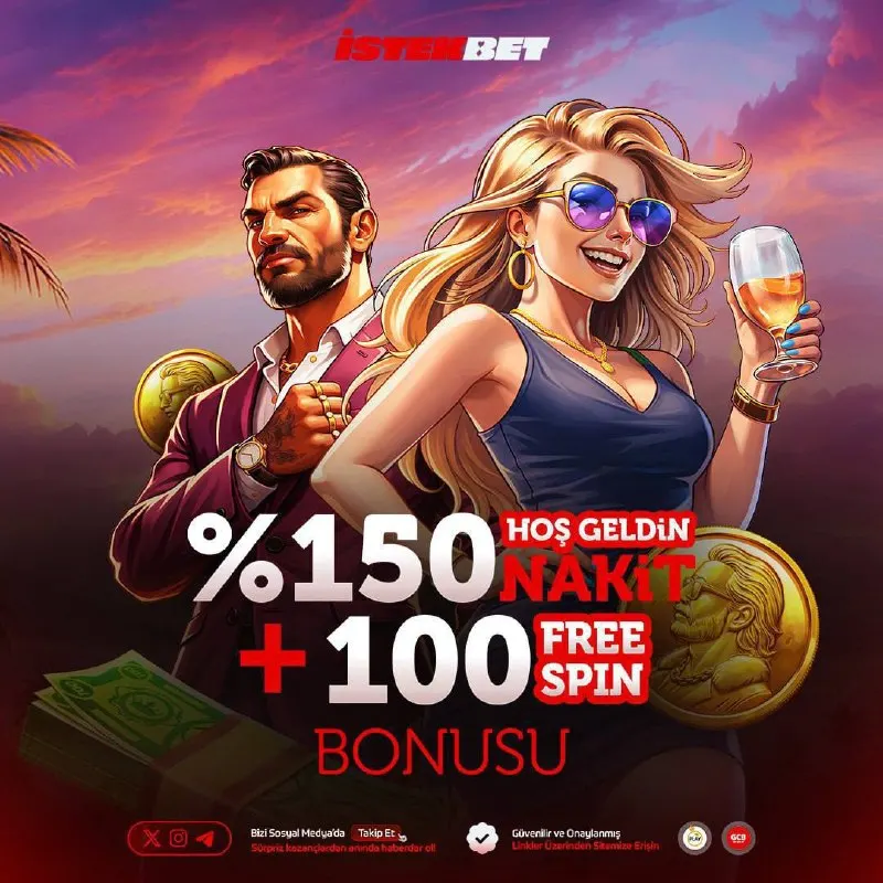 İstekbet Telegram: 😀😀😀😀 ☄️ %150NAKİT + 100 FREESPİN HOŞGELDİN BONUSU ☄️ 🪙 2500₺ - 4.999₺ arası…