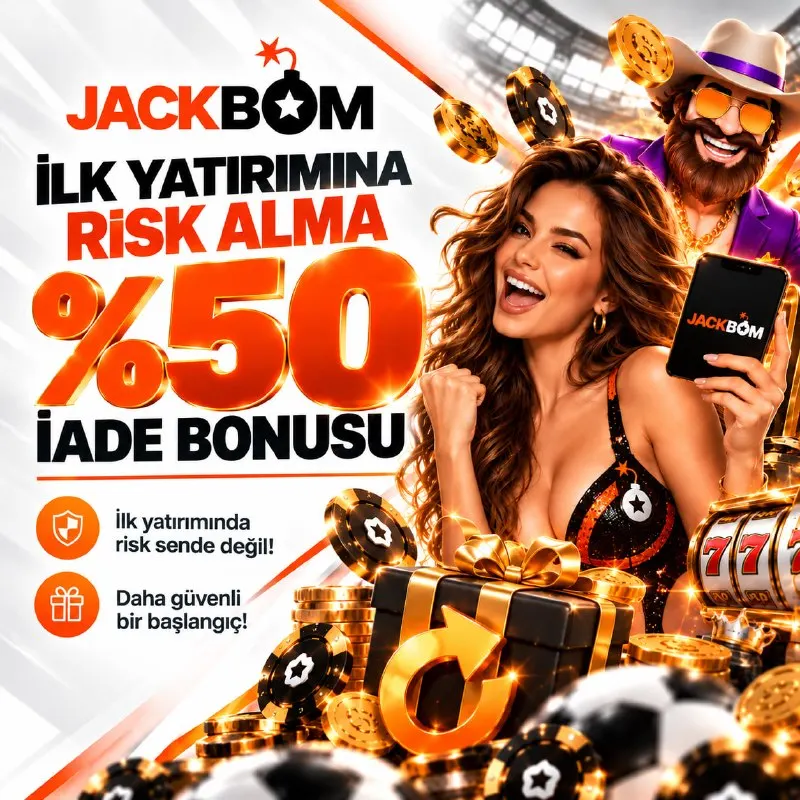 Jackbom Telegram: 🎯 İlk Yatırımına Risk Alma 🛡 💰 %50 İade Bonusu ile Jackbom Yanında 🎁 🔥 İlk…