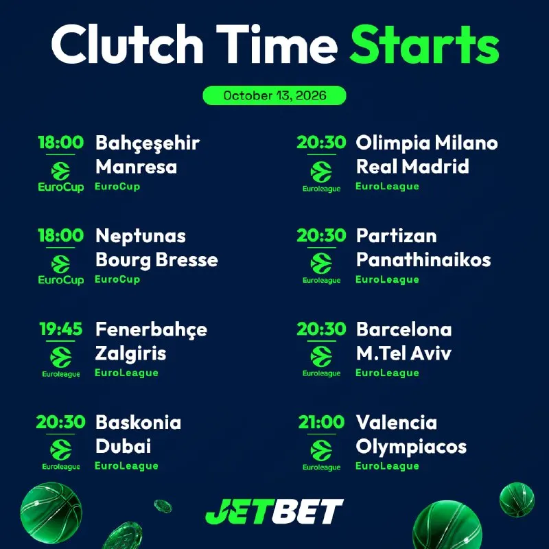 Jetbet Telegram: 🏀 Basketball excitement speeds up at Jetbet! Grab real-time live odds and…