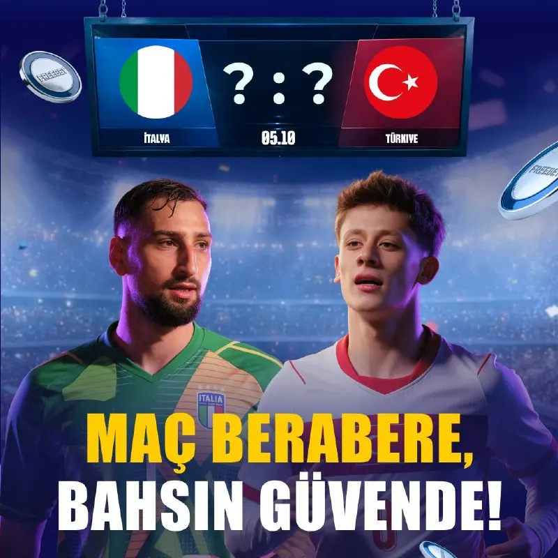 Joinbet Telegram: 🇮🇹 İTALYA — TÜRKİYE 🇹🇷 UEFA Uluslar Ligi’nde dev karşılaşma! 🔥 Sence bu maçın…