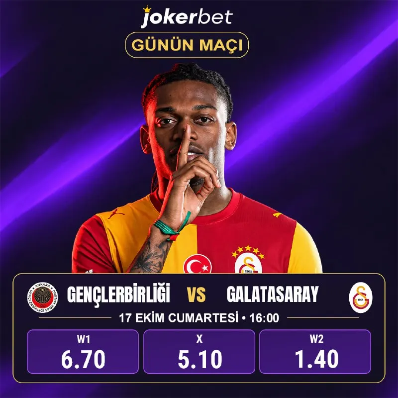 Jokerbet Telegram: ⚽️🏆 üper Lig'de 2026/27 sezonunun 8. haftasında heyecan devam ediyor. Ligde…
