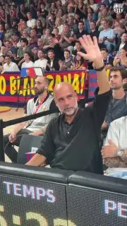 Jokerbet Telegram: 🔵Pep Guardiola, Barcelona-Olympiakos maçını takip edenler arasında. 😚…