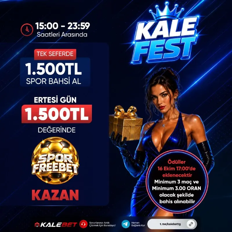 Kalebet Telegram: 🔤🔤🔤🔤 🔤🔤🔤🔤 ✅ 15.00 - 23:59 saatleri arasında, Tek seferde 1.500₺ Spor Bahsi al…