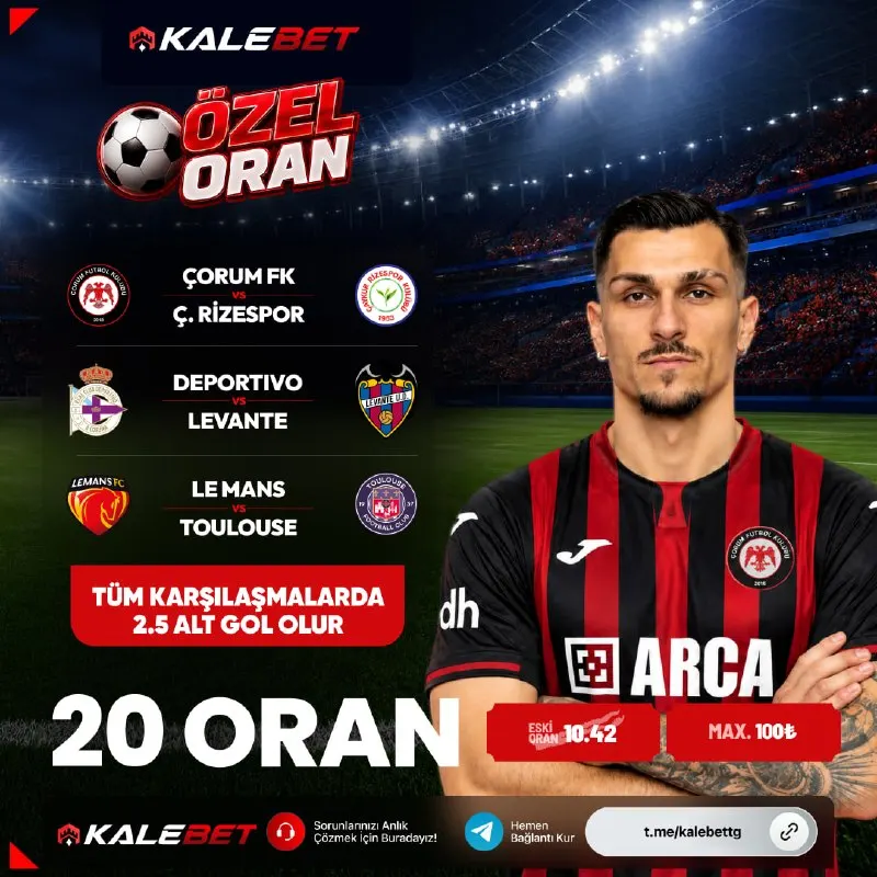 Kalebet Telegram: 🔺 🔺🔺 ✏✏✏✏ ♦️ 🔺🔺♦️🔺 🔺 ⚽️Sahada mücadele, kuponunda yüksek heyecan! ❌ Kampanyadan…