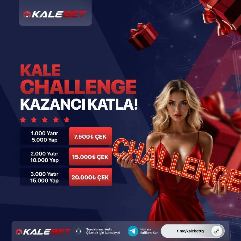Kalebet Telegram: 🏰 KALE’DE HEDEFİNİ BÜYÜT, KAZANCINI KATLA! 🏰 🪙 Kale Challenge heyecanına eşlik…