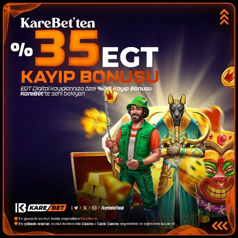 Karebet Telegram: % 3 5 K A Y I P B O N U S U ile 10.000 TL KAZAN 📢Günün temposunu değiştir ❇️…