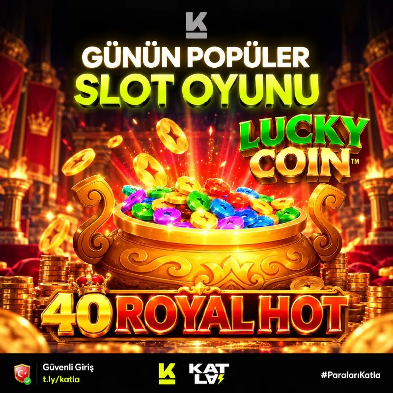 Katla Telegram: 🌟🌟'DA GÜNÜN ŞANSLI OYUNU ⚡️ Günün en yüksek RTP’li oyunu: POPOK – 🍀 40 Royal…