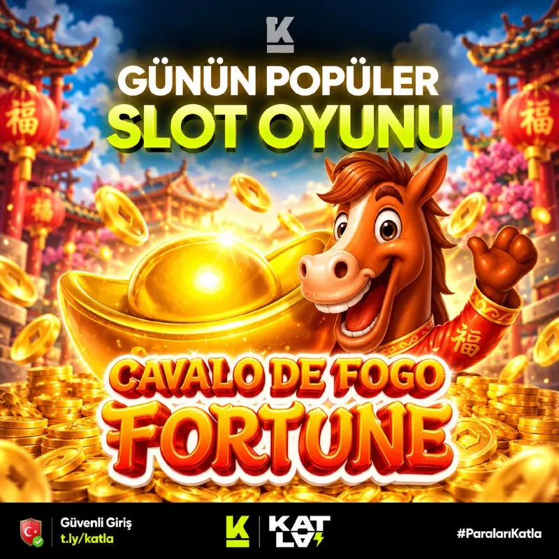 Katla Telegram: 🌟🌟'DA GÜNÜN ŞANSLI OYUNU ⚡️ Günün en yüksek RTP’li oyunu: POPOK – 🍀 Cavalo De…