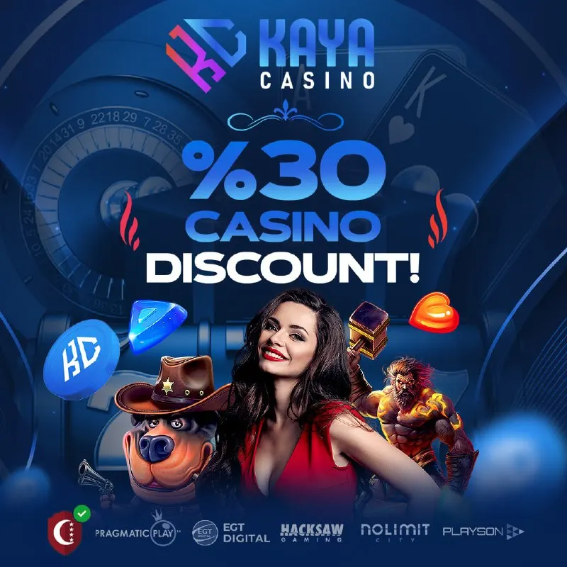 Kaya Casino Telegram: 👑 %30 DİSCOUNT KAYA CASİNO'DA! 👑 🎉 %30 DİSCOUNT ile kayıplar artık dert değil!…