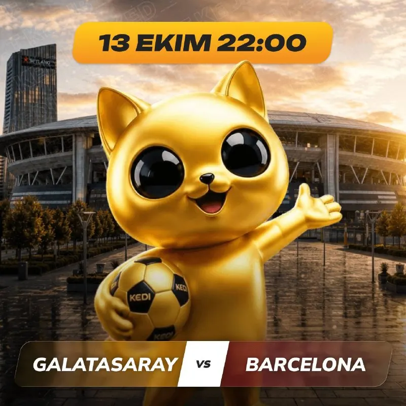 Kedibet Telegram: 🇹🇷RAMS PARK'TA DEV MAÇ: GALATASARAY BARCELONA'YI AĞIRLIYOR! 🇪🇸 Kura…
