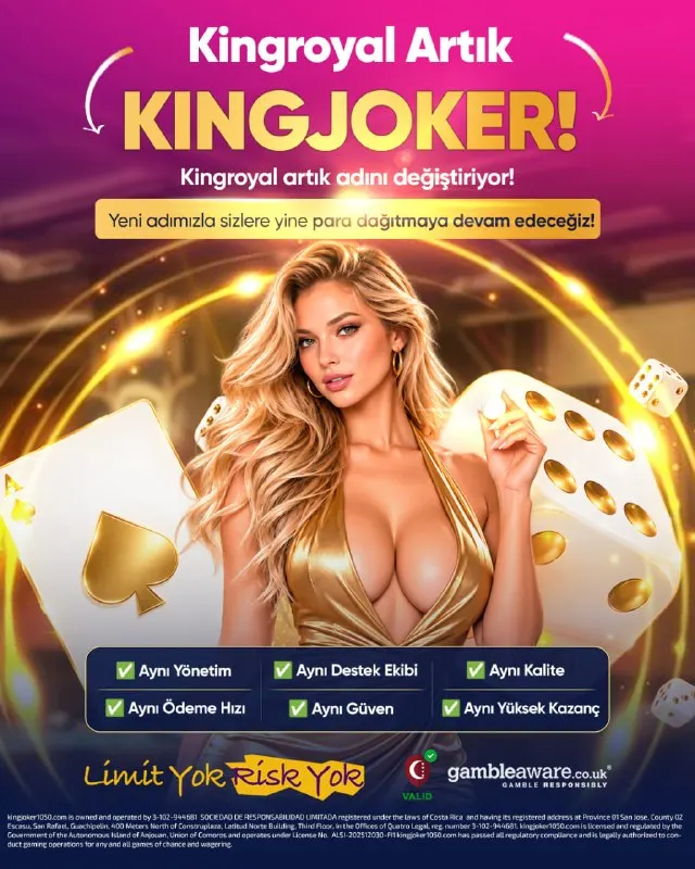 King Royal Telegram: 👑 KINGROYAL ÇOK YAKINDA KINGJOKER OLUYOR! 👑 Değişen yalnızca adımız! Kalitemiz…