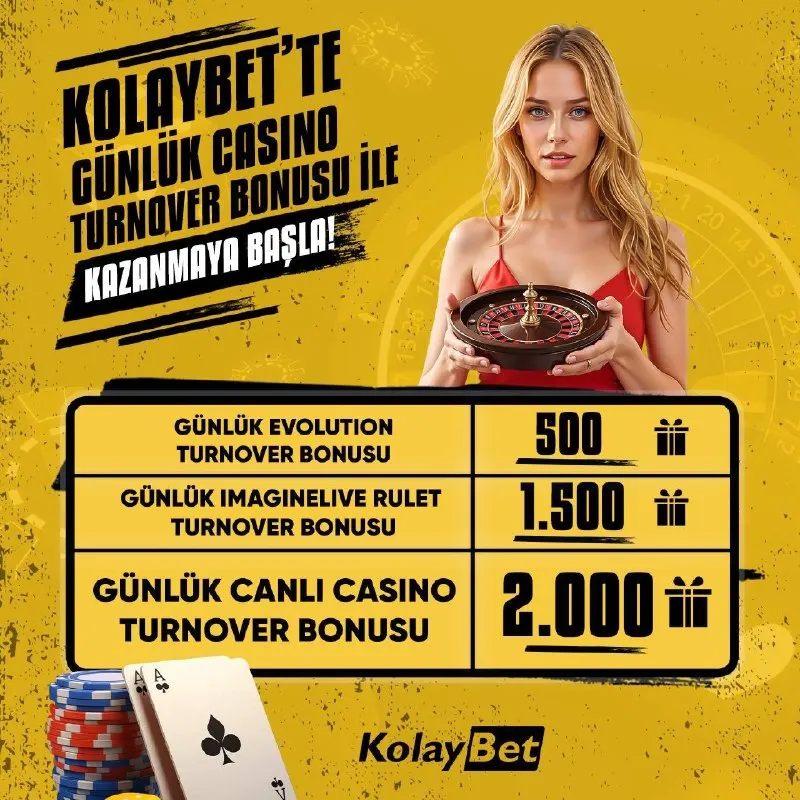 Kolaybet Telegram: 🎰🔥 KAZANMA ZAMANI ŞİMDİ! 🔥🎰 💛 KolayBet’te günlük casino şöleni başladı! 🎁…