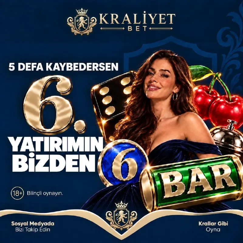 Kraliyetbet Telegram: 👑👑👑👑👑👑 👑 5 KAYBA 6. YATIRIM BİZDEN HEDİYE! 👑 Aynı takvim haftasında peş peşe 5…