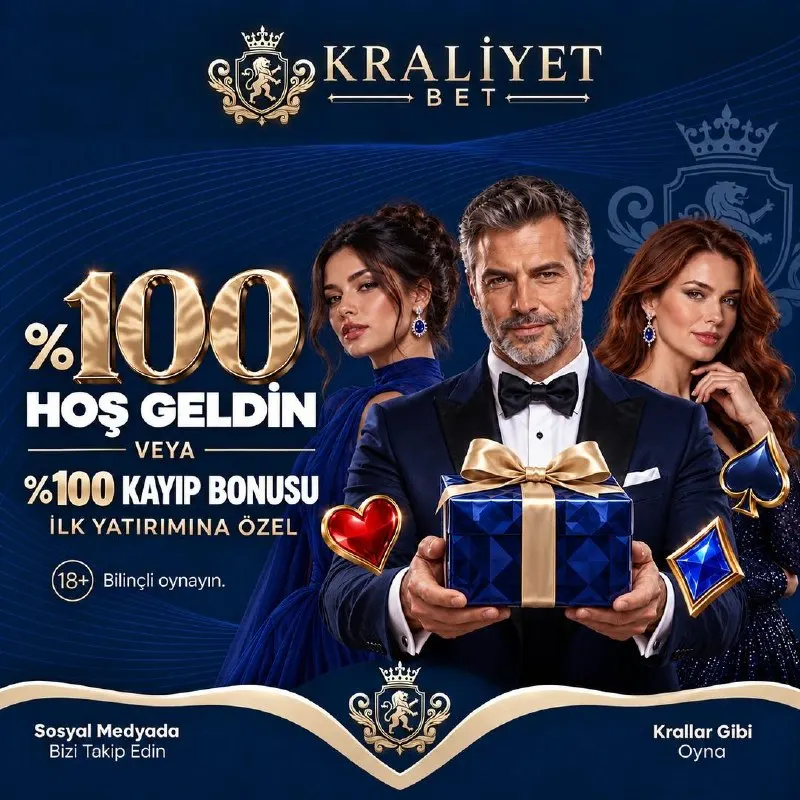 Kraliyetbet Telegram: 👑 İLK YATIRIMA ÖZEL %100 HOŞGELDİN BONUSU VEYA %100 KAYIP BONUSU 👑 Şansını ilk…