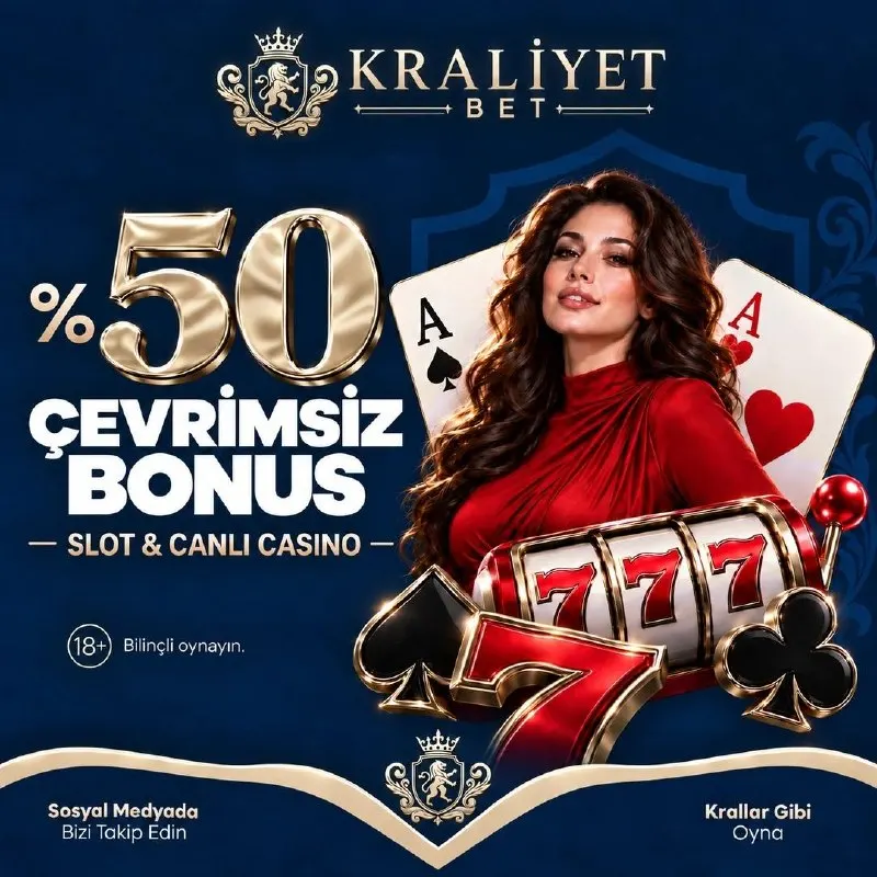 Kraliyetbet Telegram: 👑 %50 ÇEVRİMSİZ SLOT & CANLI CASINO BONUSU! 👑 👑 10.000 TL'ye kadar %50 ekstra…