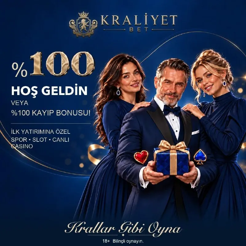 Kraliyetbet Telegram: 👑 İLK YATIRIMA ÖZEL %100 FIRSAT! 👑 Şansını katla ya da kaybetme riskini…