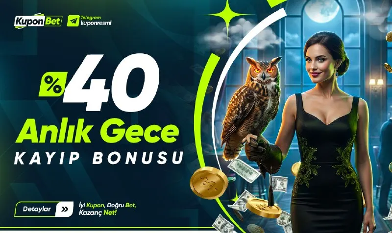 Kuponbet Telegram: 💸 KAYIP BONUSU! 📌 Minimum 100₺ net kayıp! 💰 100-999₺ → %15 💰 1.000-19.999₺ →…