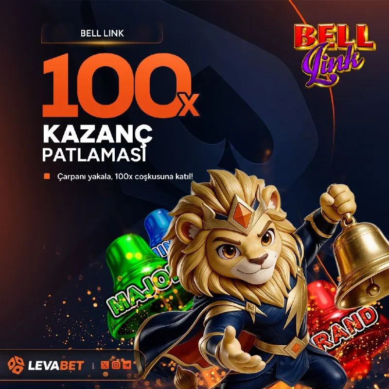 Levabet Telegram: 🔔BELL LINK’TE 100X KAZANÇ PATLAMASI! 🔔 🎰 LEVABET’te çanlar 100X heyecanı için…
