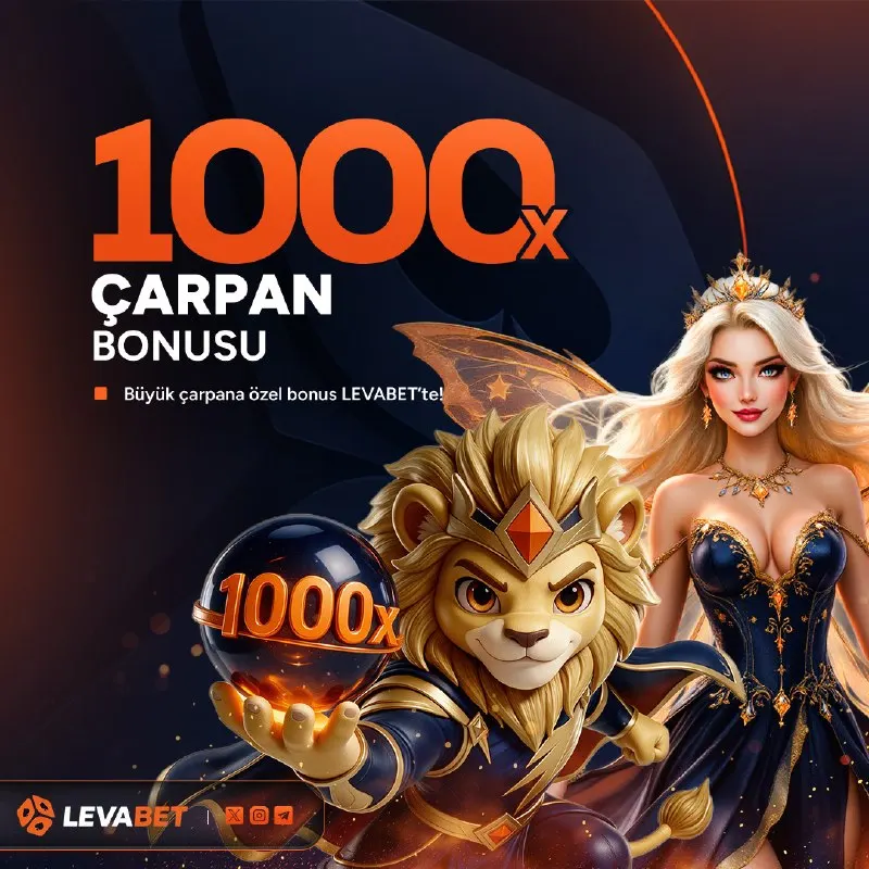 Levabet Telegram: 🔥 🟠🔴🔴🔴🔴 ÇARPAN BONUSU LEVABET’TE! 🦁 Büyük çarpanın sevincini ekstra bonusla…