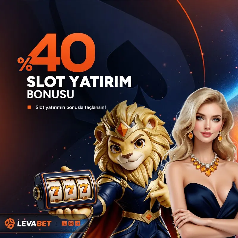 Levabet Telegram: 🎰🔥 SLOT YATIRIMINA 🟠🔴🔴 BONUS LEVABET’TE! 🎰 🦁 Yatırımını yap, %40 bonusla…