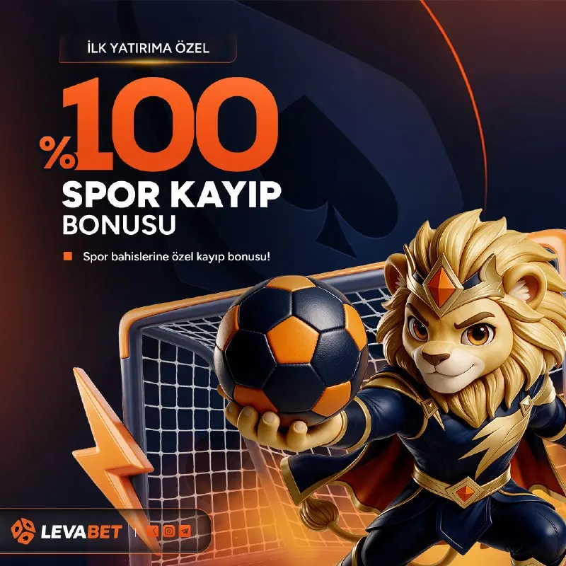 Levabet Telegram: ⚽️ İLK YATIRIMINA ÖZEL 🔤1️⃣0️⃣0️⃣ SPOR KAYIP BONUSU! ⚽️ 🎁 Spor heyecanına…