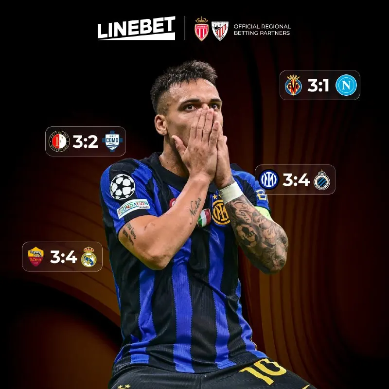 Linebet Telegram: 🇪🇸🇮🇹 Spanish Success and Italian Failure This week in the Champions League…