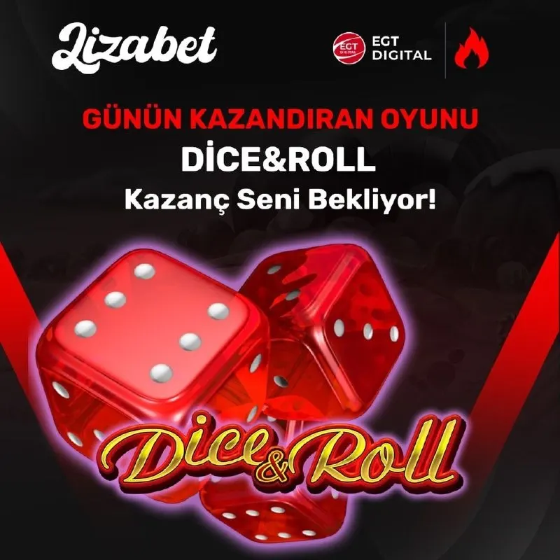 Lizabet Telegram: 🎲 LİZABET'TE GÜNÜN EN ÇOK KAZANDIRAN SLOT OYUNU: Dice and Roll! 🎲 🎯 Zarlar…