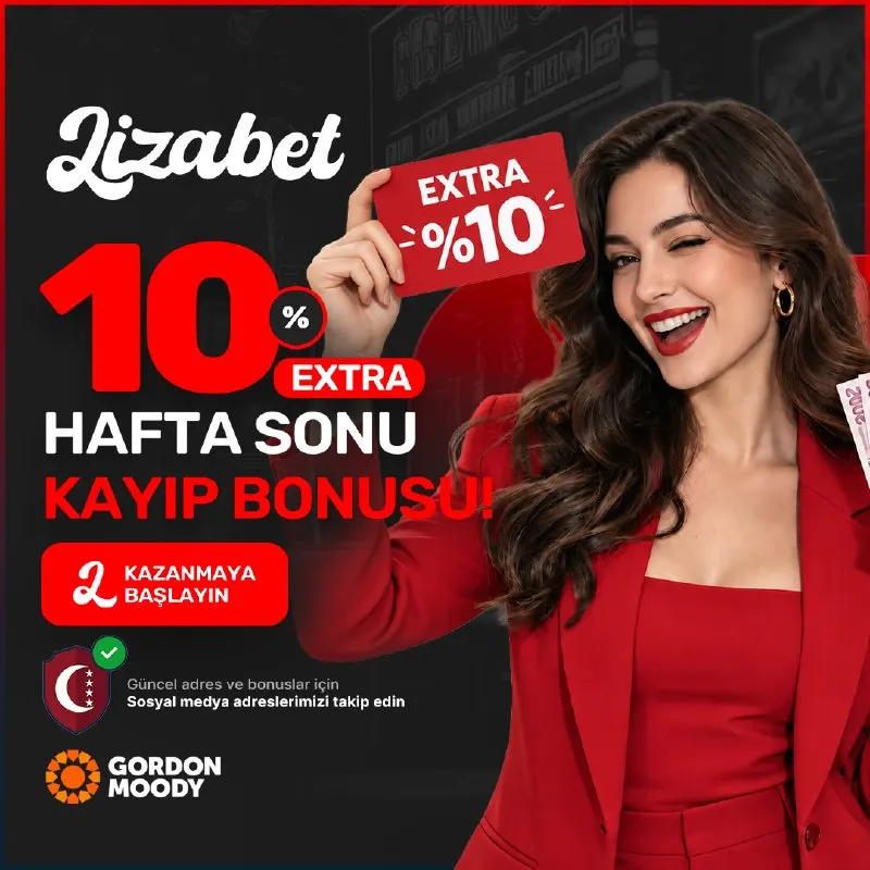 Lizabet Telegram: 🎯 LİZABET'TE HAFTA SONUNA ÖZEL %10 EKSTRA KAYIP BONUSU FIRSATI BAŞLADI ! ⚡️…