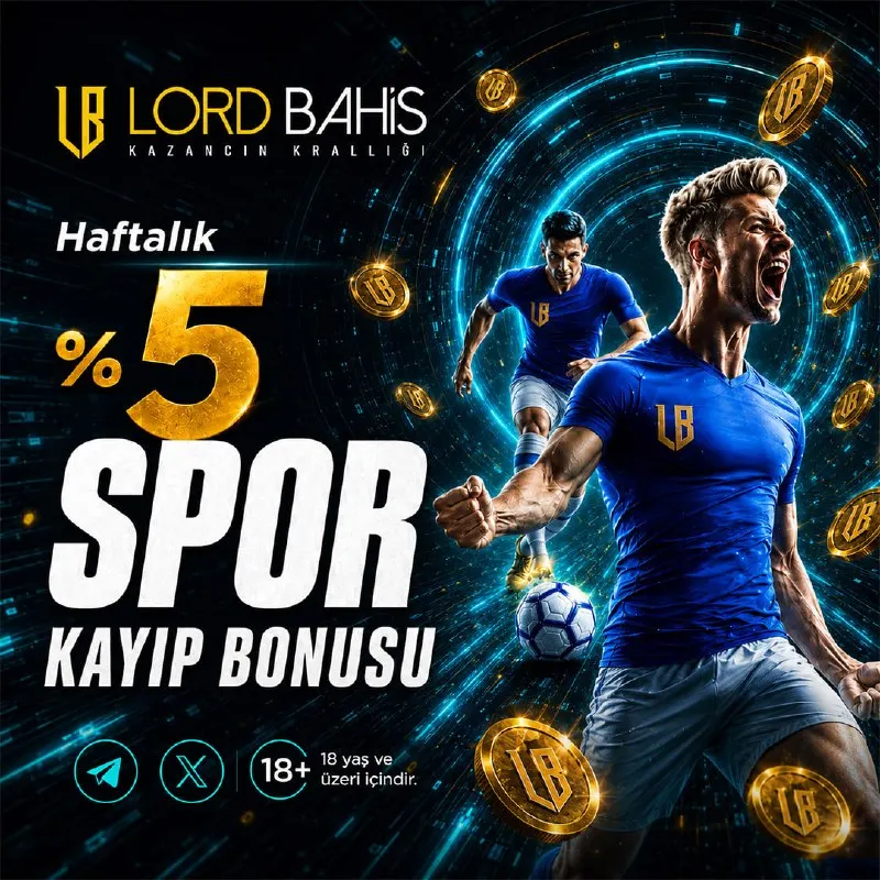 Lordbahis Telegram: 💰 Haftalık %5 Spor Kayıp Bonusu her Pazartesi seni bekliyor❗️ 🎯 Hemen kayıt ol…