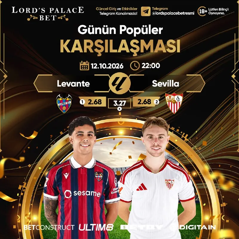 Lordspalacebet Telegram: ⚽4 farklı spor sağlayıcısı. 💰Yüksek oranlar, sürekli bahis. 🎁Görev ve Yatırım…