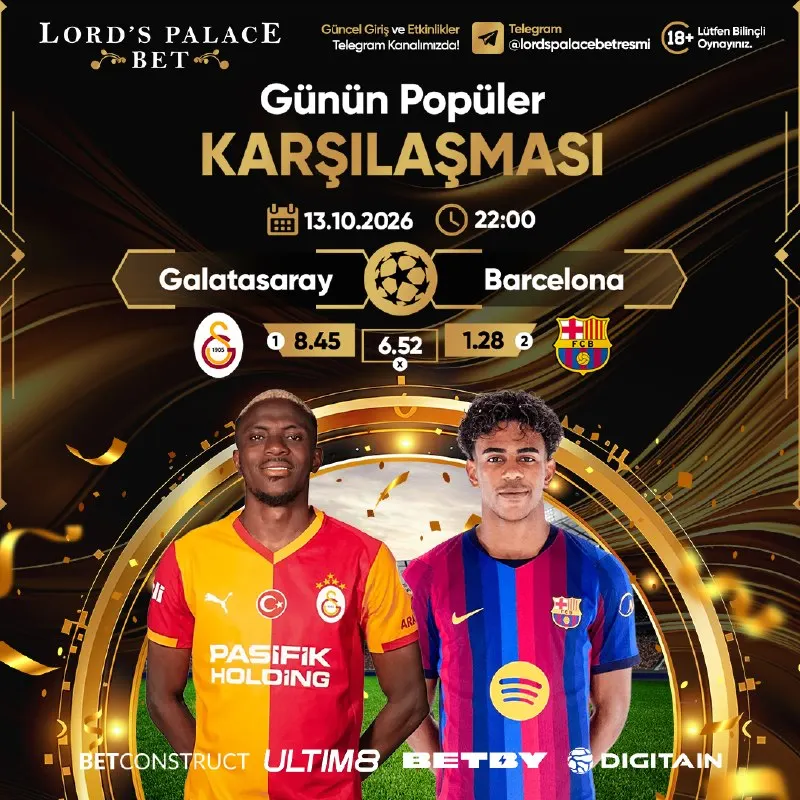 Lordspalacebet Telegram: ⚽4 farklı spor sağlayıcısı. 💰Yüksek oranlar, sürekli bahis. 🎁Görev ve Yatırım…