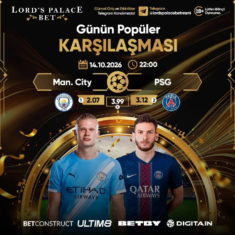 Lordspalacebet Telegram: ⚽4 farklı spor sağlayıcısı. 💰Yüksek oranlar, sürekli bahis. 🎁Görev ve Yatırım…