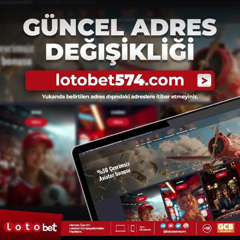 Lotobet Telegram: ⭐️LOTOBET 574 ADRESİ İLE KARŞINIZDA! 🚨LOTOBET GÜNCEL ADRESİ DEĞİŞMİŞTİR! 🍀1-15…