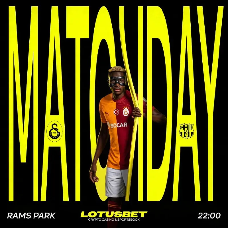 Lotusbet Telegram: 🇹🇷 Galatasaray vs Barcelona 🇪🇸 🏟 RAMS Park’ta dev Avrupa gecesi! 🏆 Galatasaray…