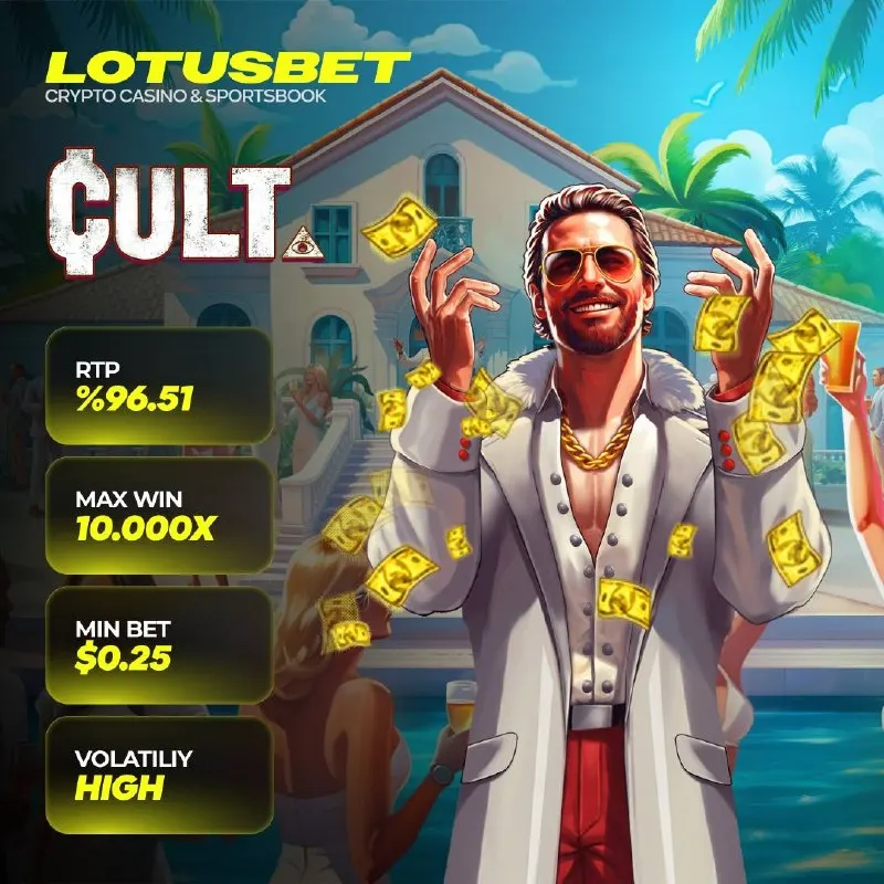 Lotusbet Telegram: 💸 Kapılar açılıyor, sırlar ortaya çıkıyor: CULT. Gizemli ritüeller ve 100x’e…