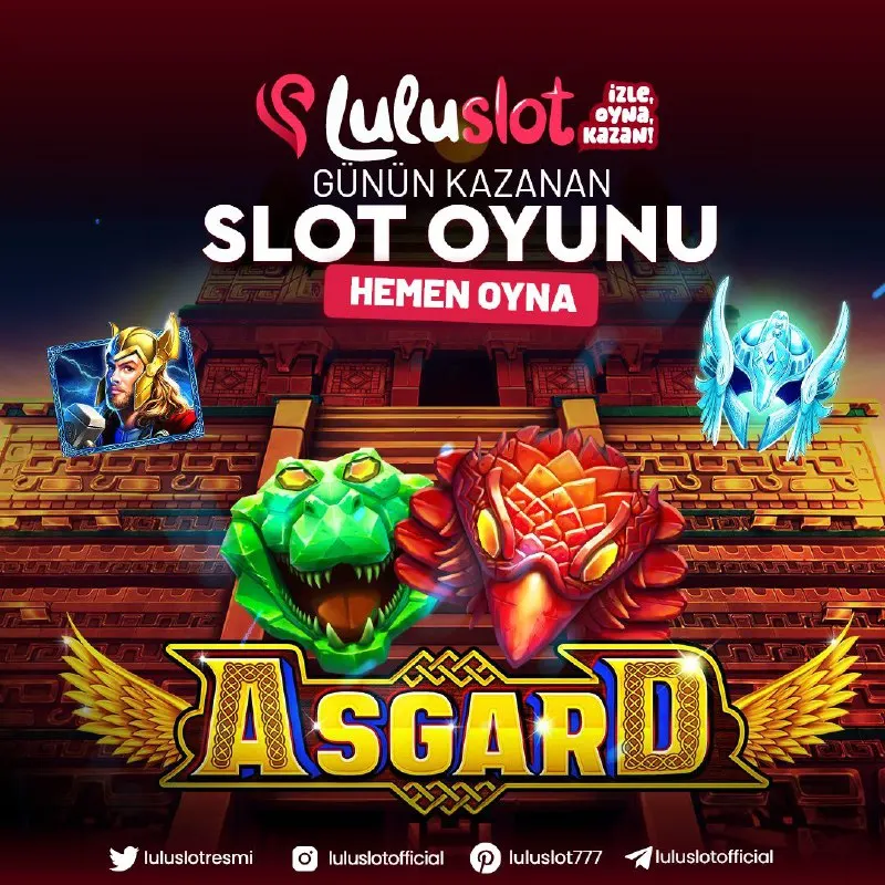 Luluslot Telegram: ⚡️🌈 ASGARD: TANRILARIN DİYARINDA BÜYÜK ZAFER! 🌈⚡️ Luluslot’ta İskandinav…