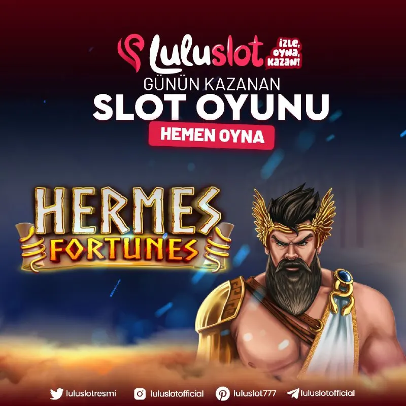 Luluslot Telegram: ⚡️🕊️ HERMES FORTUNES: TANRILARIN HABERCİSİNDEN MÜJDELİ KAZANÇLAR! 🕊️⚡️…