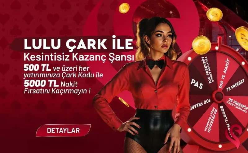 Luluslot Telegram: LULU ÇARK İLE HER DÖNÜŞTE KAZAN! 🎡 Açıklama: Yatırımın kazanca, kazancın ödüle…