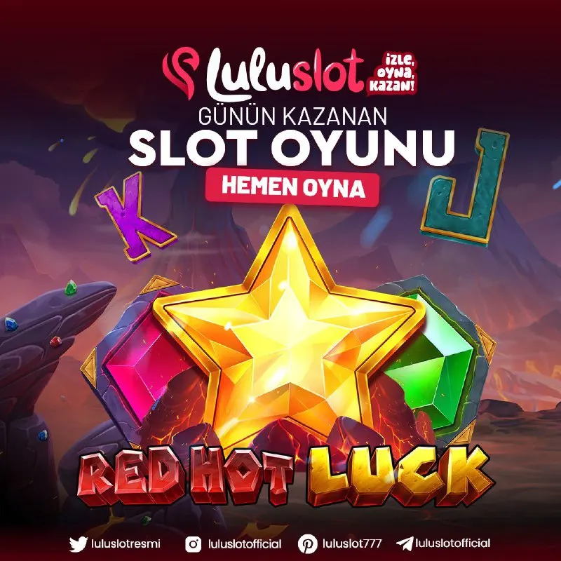 Luluslot Telegram: 🔥🎰 RED HOT LUCK: KAZANCIN ATEŞİ YÜKSELİYOR! 🎰🔥 Luluslot’ta şansın hiç bu kadar…