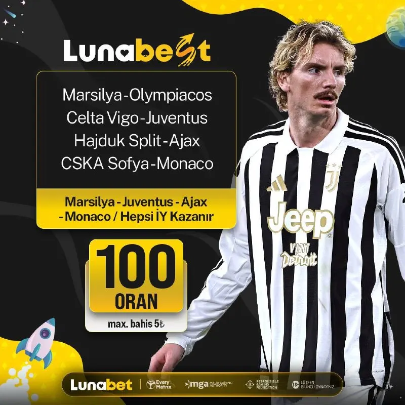 Lunabet Telegram: ⚽️ Lunabest ❌ 100 🔥Herkes Aynı Fırsatı Sunar, Lunabet Fırsat Yaratır! 🚀 Bu Özel…
