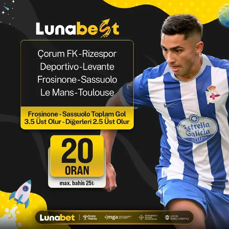 Lunabet Telegram: ⚽️ Lunabest ❌ 20 🔥Herkes Aynı Fırsatı Sunar, Lunabet Fırsat Yaratır! 🚀 Bu Özel…