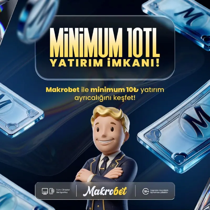 Makrobet Telegram: 💰MİNİMUM YATIRIM SADECE 🤩🤩 TL! 💳 💥Küçük bir adımla heyecana katıl! 💥 Hızlı ve…