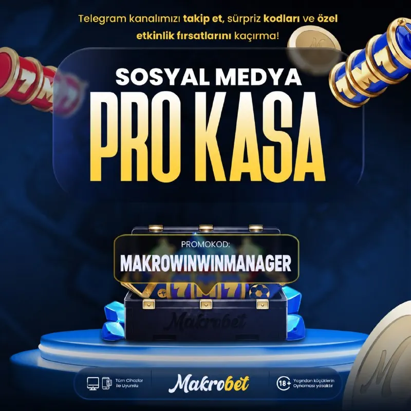 Makrobet Telegram: 🎉🅰️🅰️🅾️ 🅰️🅰️💲🅰️ 🎉 🎲50.000 TL Ödüllü Makro Manager kadro kurulumu için son…