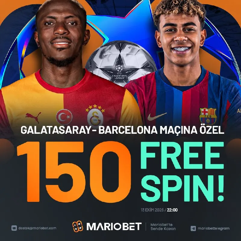 Mariobet Telegram: ⚡ GALATASARAY - BARCELONA MAÇINA ÖZEL! ✅ Millilerimize en az 100₺ yatırım ve…