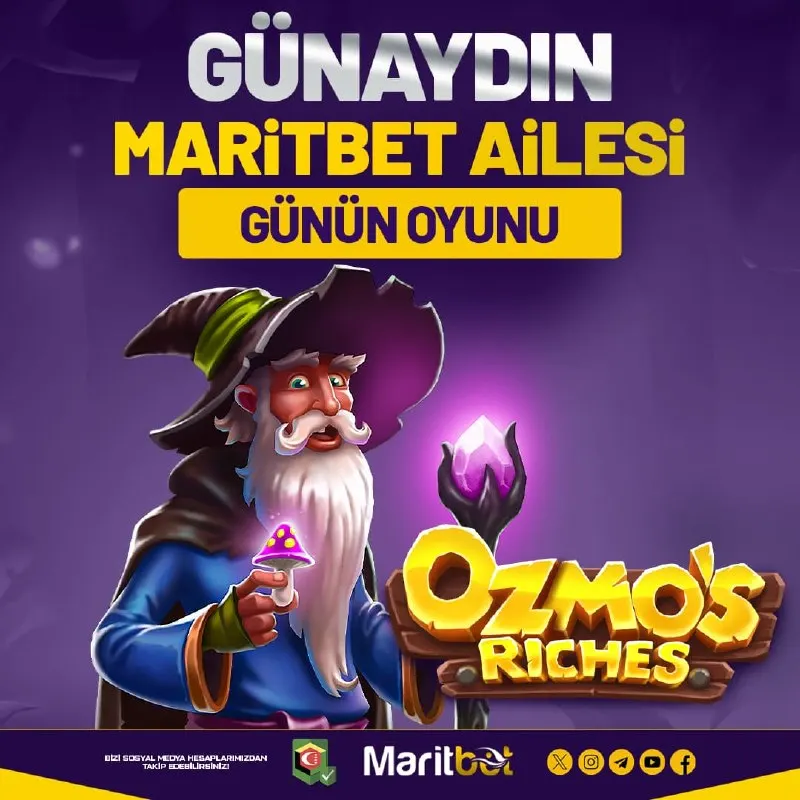 Maritbet Telegram: 💰 GÜNÜN KAZANDIRAN OYUNU 🪙 👍 Günün Oyunu ile En Yüksek Kazanç Şansını Yakala❗ ⏩…
