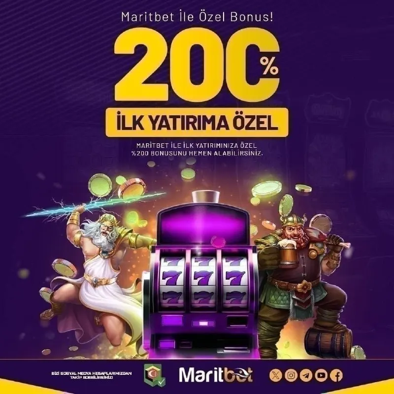 Maritbet Telegram: 💥 İLK YATIRIMINA 🔤2⃣0⃣0⃣ 🔤🔤🔤🔤🔤 FIRSATI 🔥 💵 Sınırsız Kazanç ve Adrenalin Dolu…