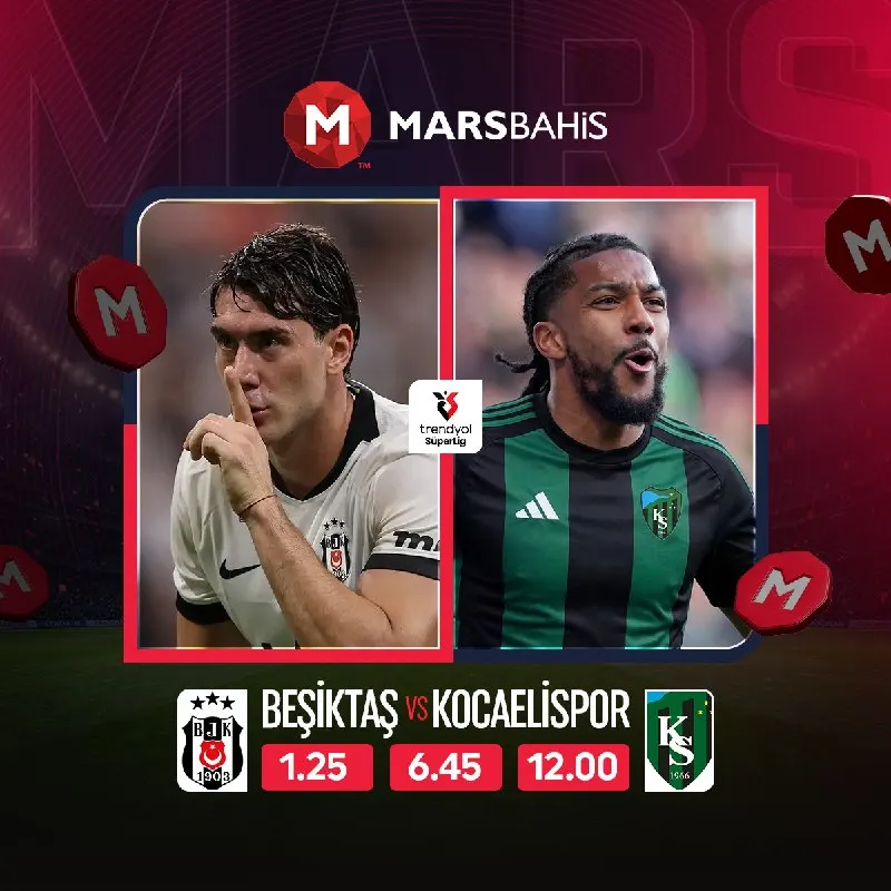 Marsbahis Telegram: Süper Lig'de sahne Beşiktaş'ın! 🔥 Kara Kartal, evinde Kocaelispor'u ağırlıyor…