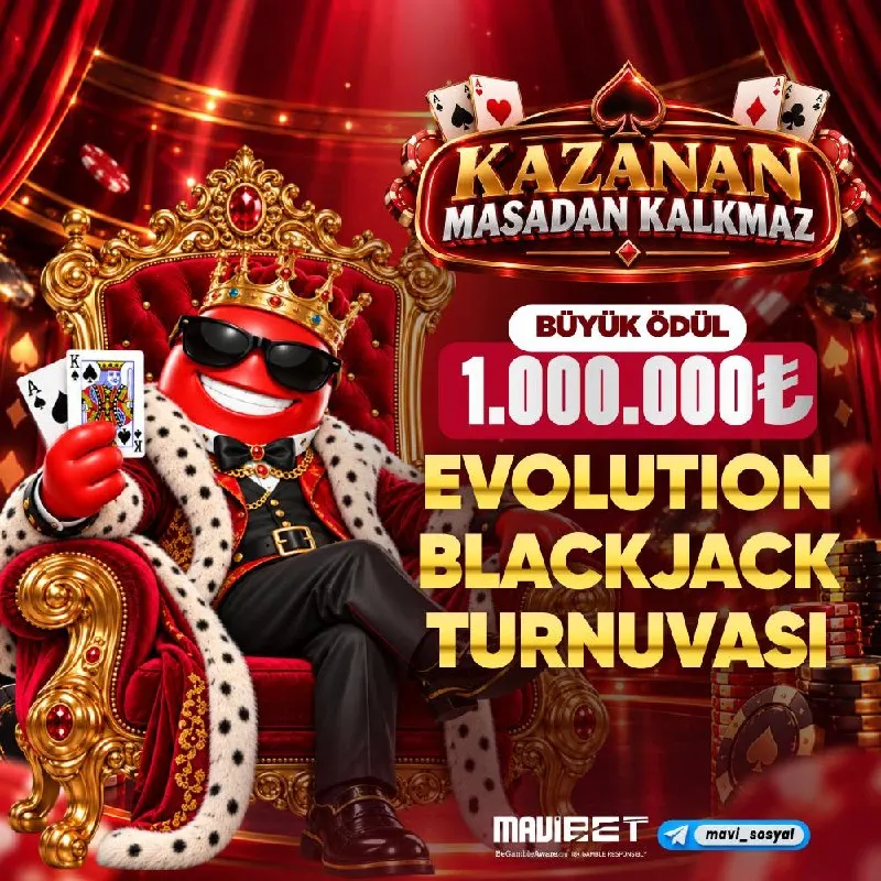 Mavibet Telegram: 😍 Mavier ile Kazananların Masadan Kalkmadığı Turnuva ❗️ ⭐️ Haftalık 1.000.000₺…