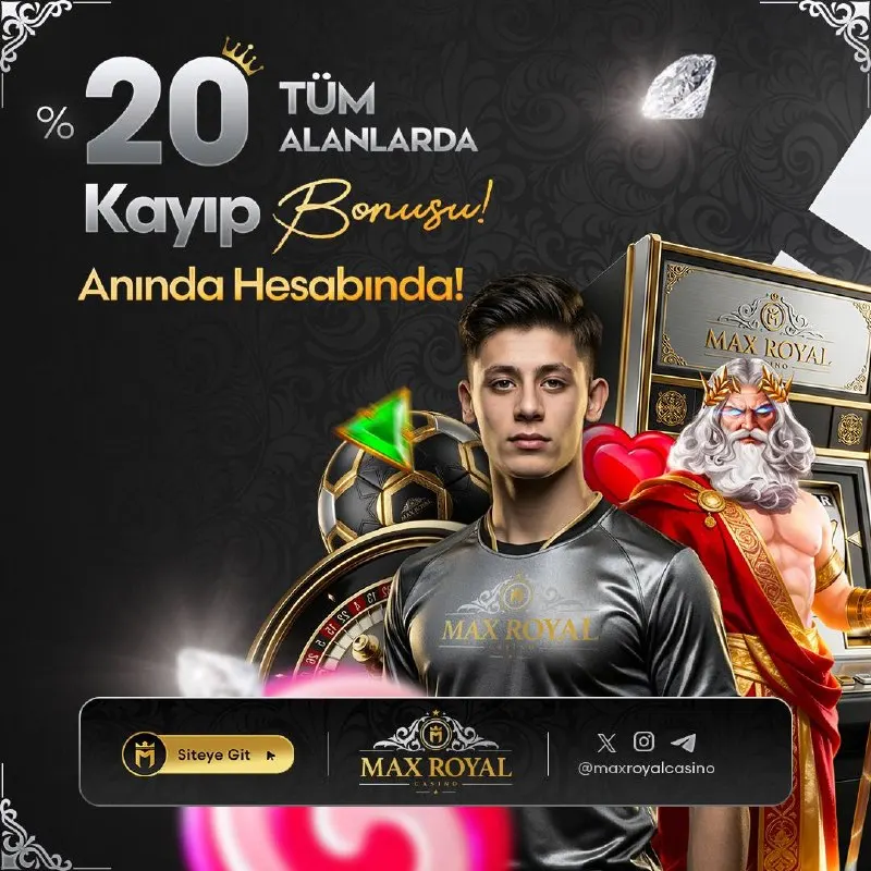 Maxroyal Casino Telegram: 🆓 MaxRoyalCasino ❎🔢🔢 Kayıp Bonusu! 🖥 Minimum 100 TL’lik tüm yatırım…
